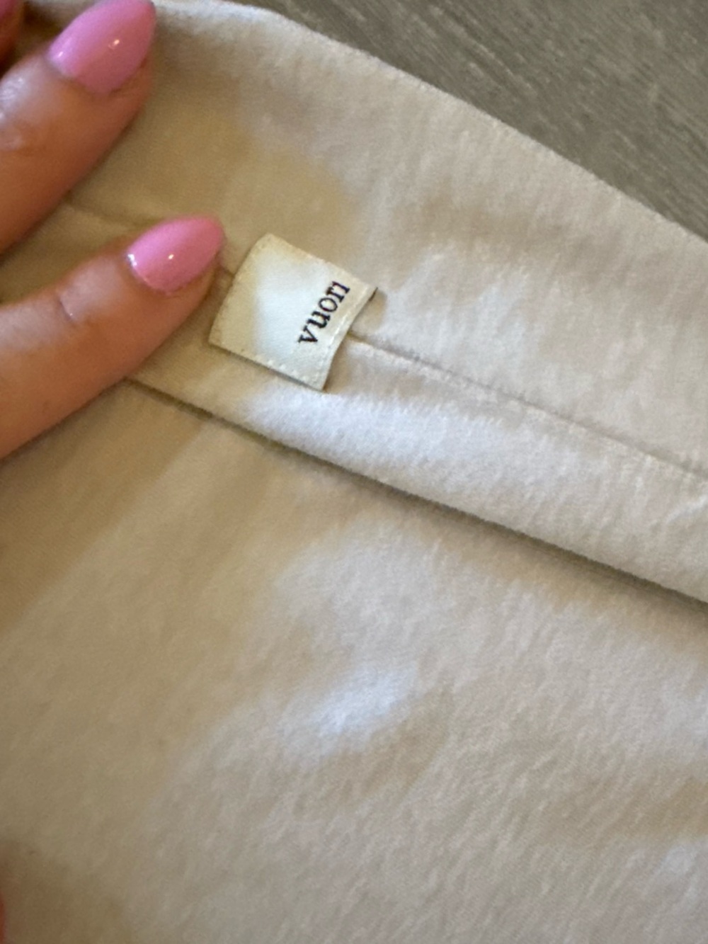 Vuori Halo Easy Wide-Leg Pants in Small Short length - Cream Ecru Heather - NWOT - Picture 7 of 8
